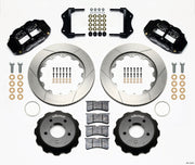 1984-1987 Corvette Forged Narrow SuperLite Big Brake Kit - Front - Black - 14in - Slotted - CA-75956-Corvette-Store-Online