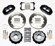 1984-1987 Corvette Forged Narrow SuperLite Big Brake Kit - Rear - Black - 13in - Slotted - CA-75960-Corvette-Store-Online