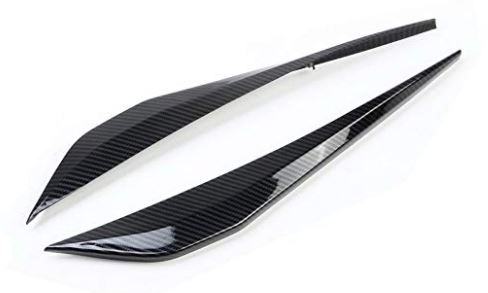 2014-2019 Corvette Hydro Carbon Fiber Front Corner Bumper Trim - 2 pcs - CA-76297-Corvette-Store-Online