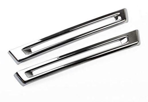 2014-2019 Corvette Chrome Rear Fog Bumper Trims - 2 pc - CA-76298-Corvette-Store-Online