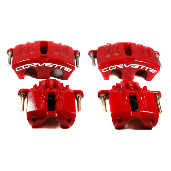 2005-2013 Corvette Rebuilt Red Powder Coated Brake Caliper - Right Rear - CA-76348-Corvette-Store-Online