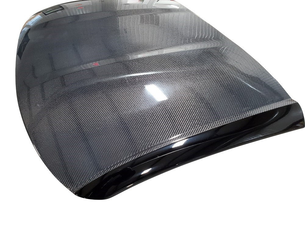 2014-2019 Corvette CARBON FIBER TARGA ROOF PANEL W/PAINTED ACCENT SIDES - BLACK ROSE METALLIC - CA-76450-Corvette-Store-Online