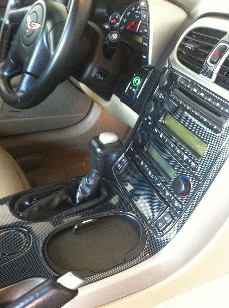 2005-2013 Corvette Interior Dash Trim Set Carbon Fiber Look - CA-76852-Corvette-Store-Online