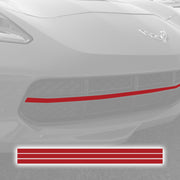 2014-2019 Corvette GRILLE BLACKOUT VINYL OVERLAY - GLOSS RED - CA-76916-Corvette-Store-Online