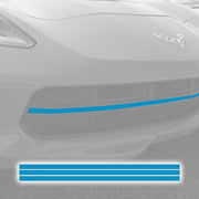 2014-2019 Corvette GRILLE BLACKOUT VINYL OVERLAY - GLOSS TENSION BLUE - CA-76919-Corvette-Store-Online