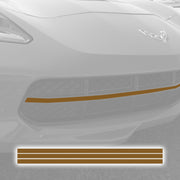 2014-2019 Corvette GRILLE BLACKOUT VINYL OVERLAY - GLOSS METALLIC GOLD - CA-76925-Corvette-Store-Online