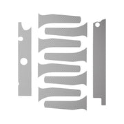 2014-2019 Corvette Engine Decal Graphics - Silver Carbon Fiber Textured - CA-76964-Corvette-Store-Online