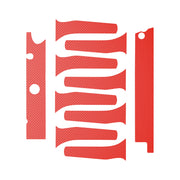 2014-2019 Corvette Engine Decal Graphics - Red Gloss Carbon Fiber - CA-76967-Corvette-Store-Online