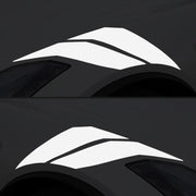 2014-2019 Corvette Grand Sport Style Fender Accent Stripes - Gloss White - Left & Right Side - CA-76982-Corvette-Store-Online