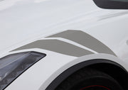 2014-2019 Corvette Grand Sport Style Fender Accent Stripes - Gloss Silver - Driver Side Only - CA-76983-Corvette-Store-Online