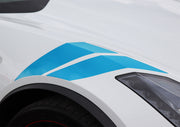 2014-2019 Corvette GS Style Fender Accent Stripes - Gloss Tension Blue - Passenger Side Only - CA-76989-Corvette-Store-Online