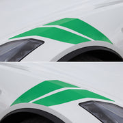 2014-2019 Corvette Grand Sport Style Fender Accent Stripes - Gloss Green - Left & Right Side - CA-76995-Corvette-Store-Online