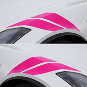 2014-2019 Corvette Grand Sport Style Fender Accent Stripes - Gloss Pink - Left & Right Side - CA-77000-Corvette-Store-Online