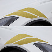 2014-2019 Corvette GS Style Fender Accent Stripes - Gloss Metallic Gold - Left & Right Side - CA-77001-Corvette-Store-Online