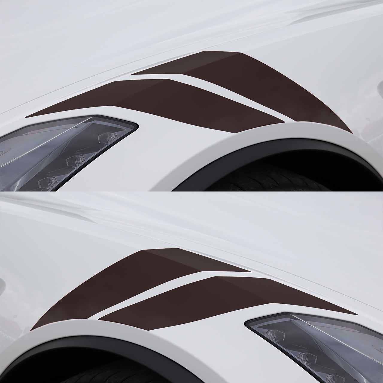 2014-2019 Corvette Grand Sport Style Fender Accent Stripes - Matte Black - Left & Right Side - CA-77003-Corvette-Store-Online