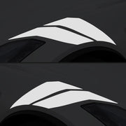 2014-2019 Corvette Grand Sport Style Fender Accent Stripes - Matte White - Left & Right Side - CA-77006-Corvette-Store-Online