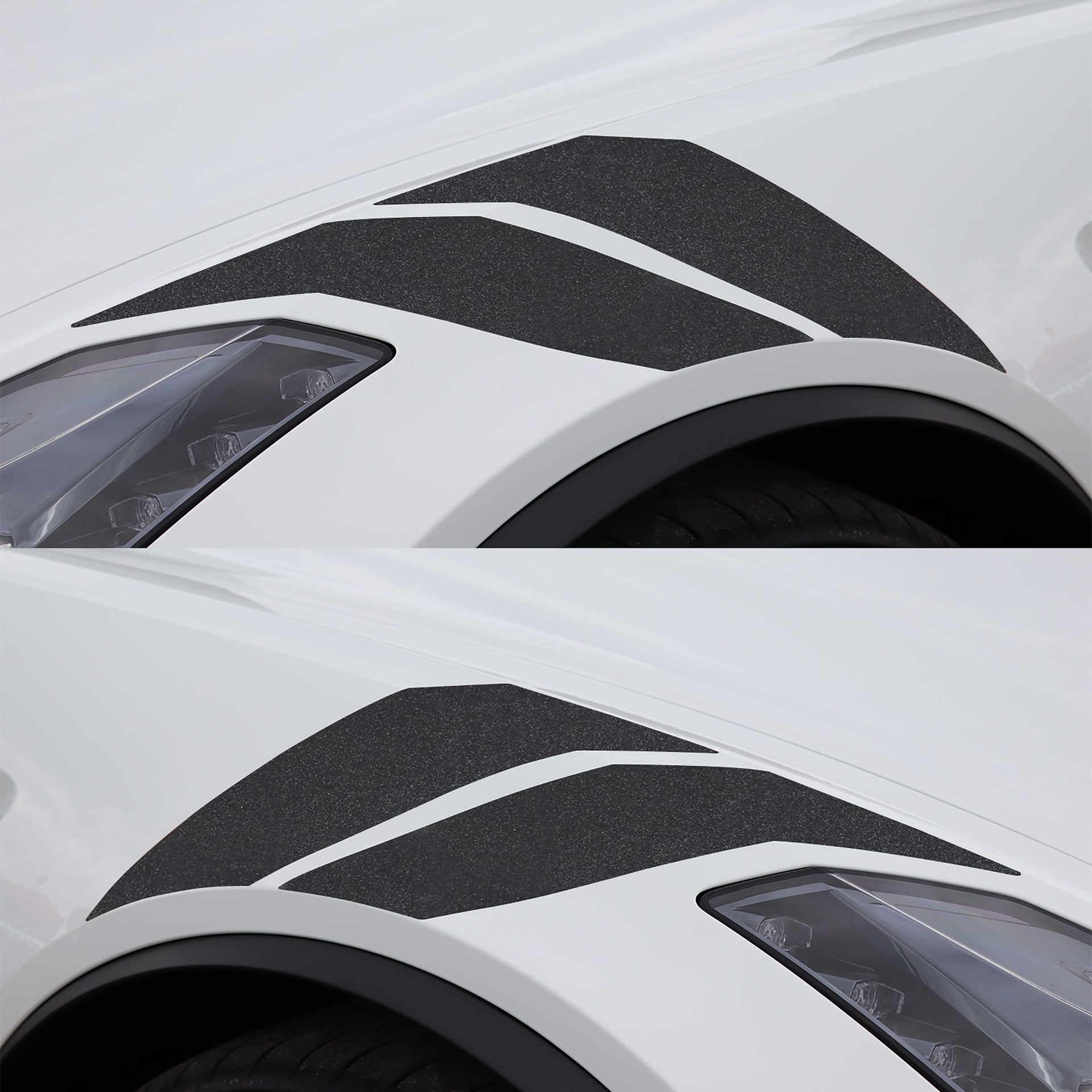 2014-2019 Corvette GS Style Fender Accent Stripes - Gloss Carbon Flash Metallic - Left & Right Side - CA-77020-Corvette-Store-Online