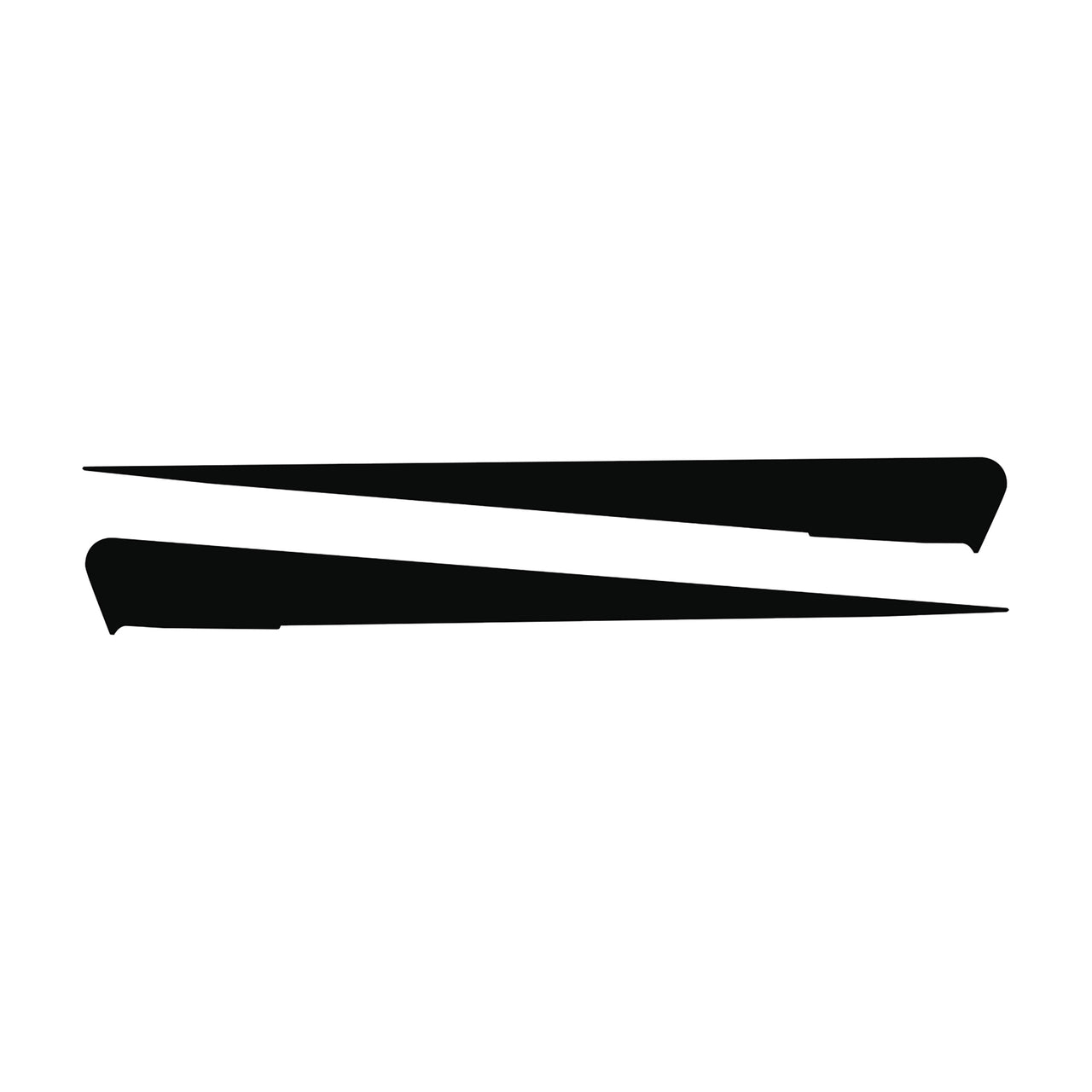 2014-2019 Corvette Side Spear Shadow Stripe - Pair - Stingray - Gloss Black - CA-77043-Corvette-Store-Online