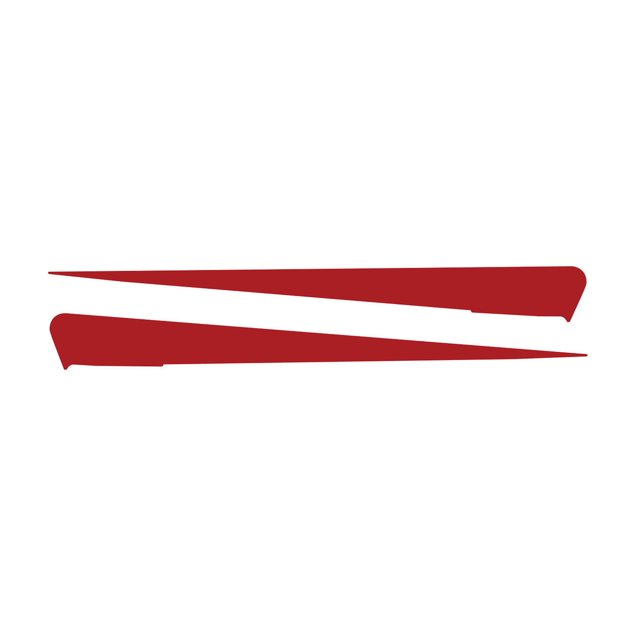 2014-2019 Corvette Side Spear Shadow Stripe - Pair - Stingray - Gloss Red - CA-77044-Corvette-Store-Online