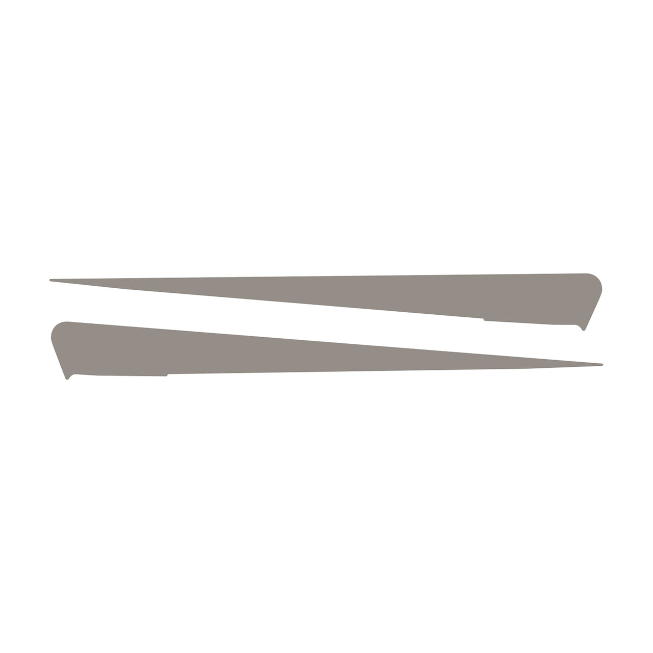 2014-2019 Corvette Side Spear Shadow Stripe - Pair - Stingray - Gloss Silver - CA-77045-Corvette-Store-Online