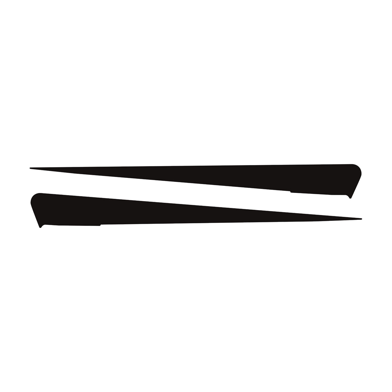 2014-2019 Corvette Side Spear Shadow Stripe - Pair - Stingray - Matte Black - CA-77048-Corvette-Store-Online