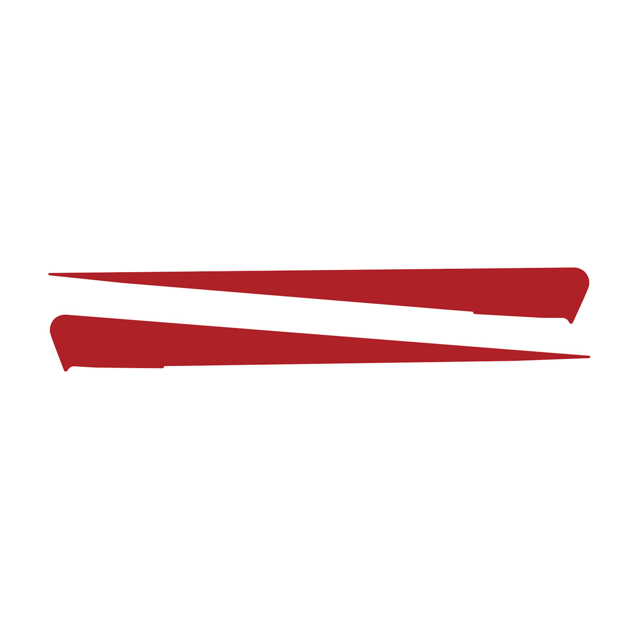 2014-2019 Corvette Side Spear Shadow Stripe - Pair - Stingray - Matte Red - CA-77049-Corvette-Store-Online