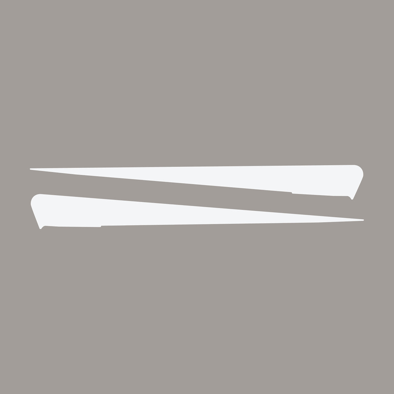 2014-2019 Corvette Side Spear Shadow Stripe - Pair - Stingray - Matte White - CA-77050-Corvette-Store-Online