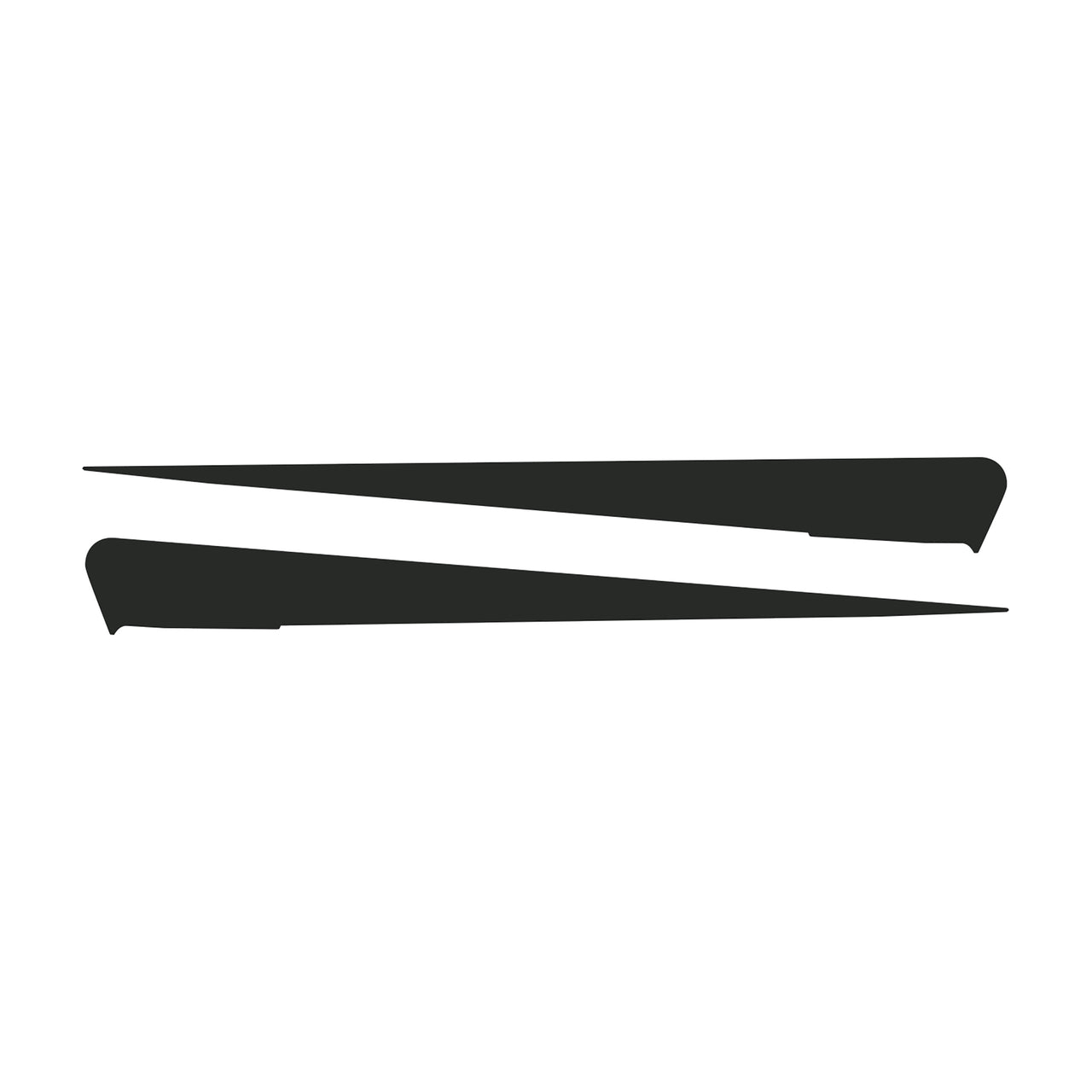 2014-2019 Corvette Side Spear Shadow Stripe - Pair - Stingray - Matte Dark Gray - CA-77051-Corvette-Store-Online