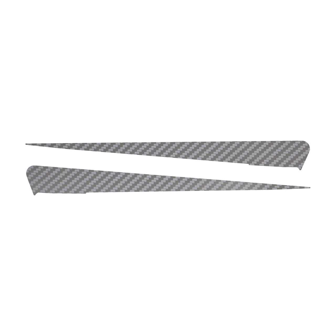2014-2019 Corvette Side Spear Shadow Stripe - Pair - Stingray - Silver Carbon Fiber Textured - CA-77056-Corvette-Store-Online