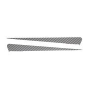 2014-2019 Corvette Side Spear Shadow Stripe - Pair - Stingray - Silver Carbon Fiber Textured - CA-77056-Corvette-Store-Online