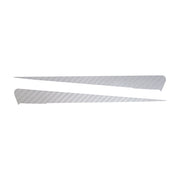 2014-2019 Corvette Side Spear Shadow Stripe - Pair - Stingray - White Carbon Fiber Textured - CA-77057-Corvette-Store-Online