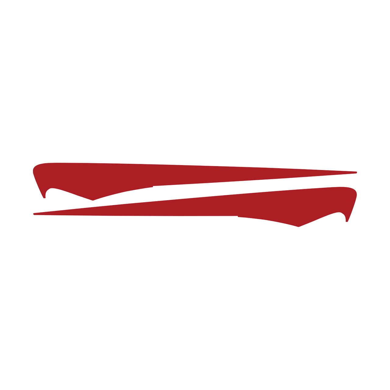 2014-2019 Corvette Side Spear Shadow Stripe - Pair - Z06 - Gloss Red - CA-77069-Corvette-Store-Online