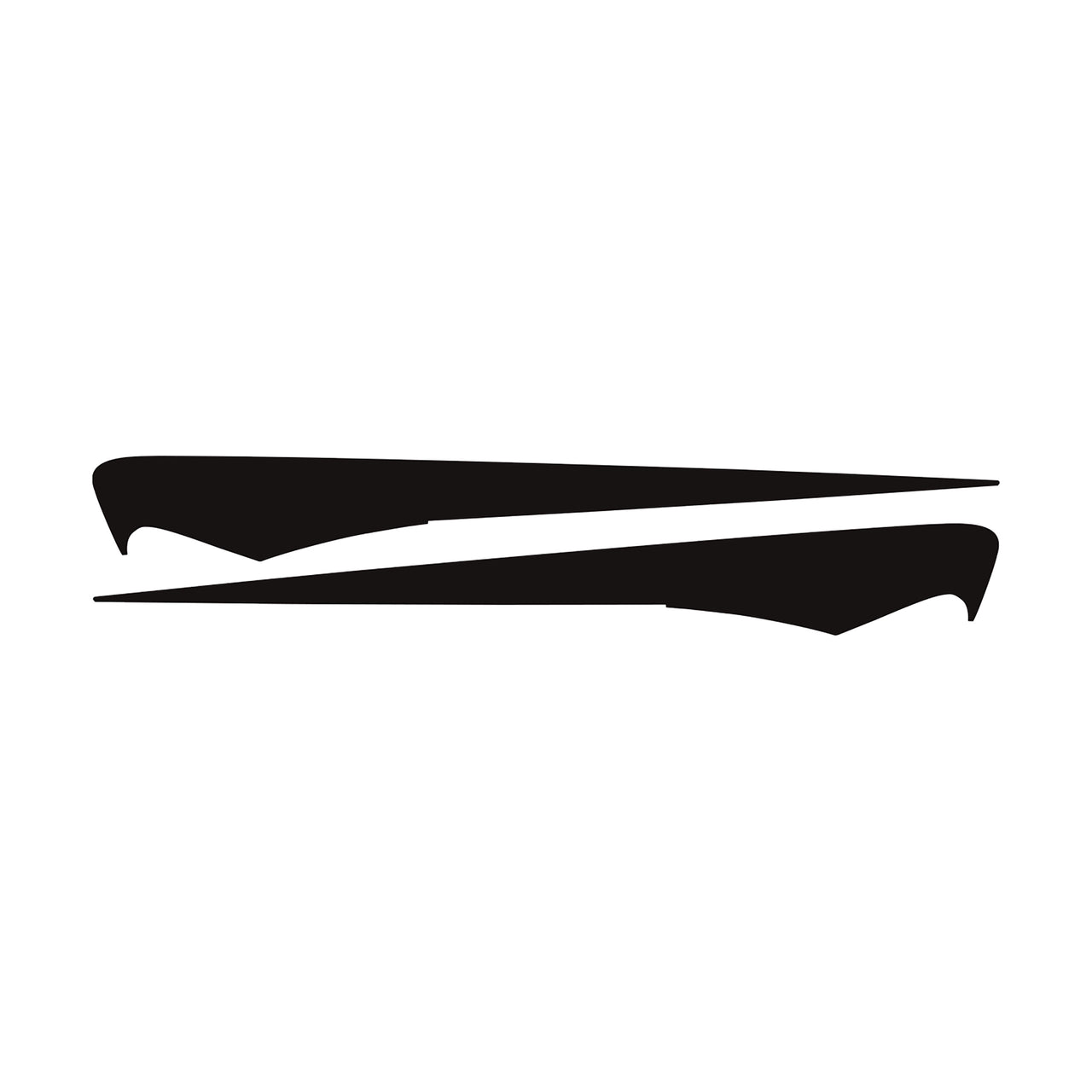 2014-2019 Corvette Side Spear Shadow Stripe - Pair - Z06 - Matte Black - CA-77071-Corvette-Store-Online