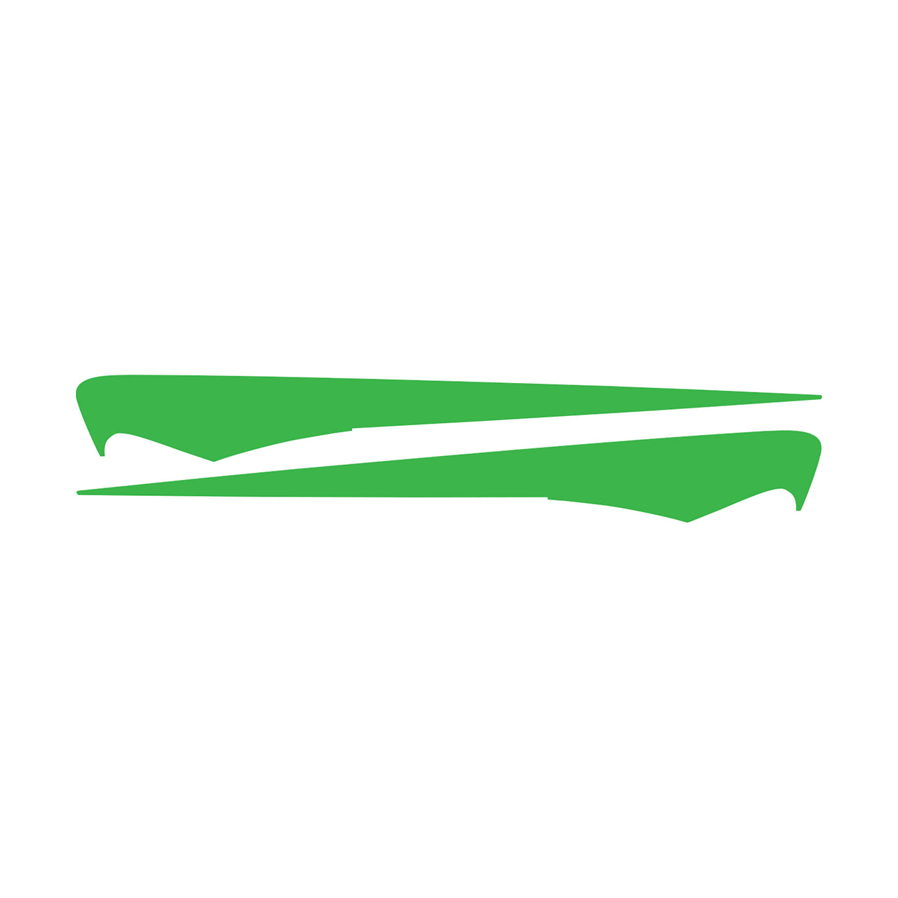 2014-2019 Corvette Side Spear Shadow Stripe - Pair - Z06 - Matte Lime Green - CA-77072-Corvette-Store-Online