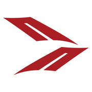 2014-2019 Corvette Fender Accent Stripes - 2017 Grand Sport Style - Gloss Red - Both Sides - CA-77091-Corvette-Store-Online
