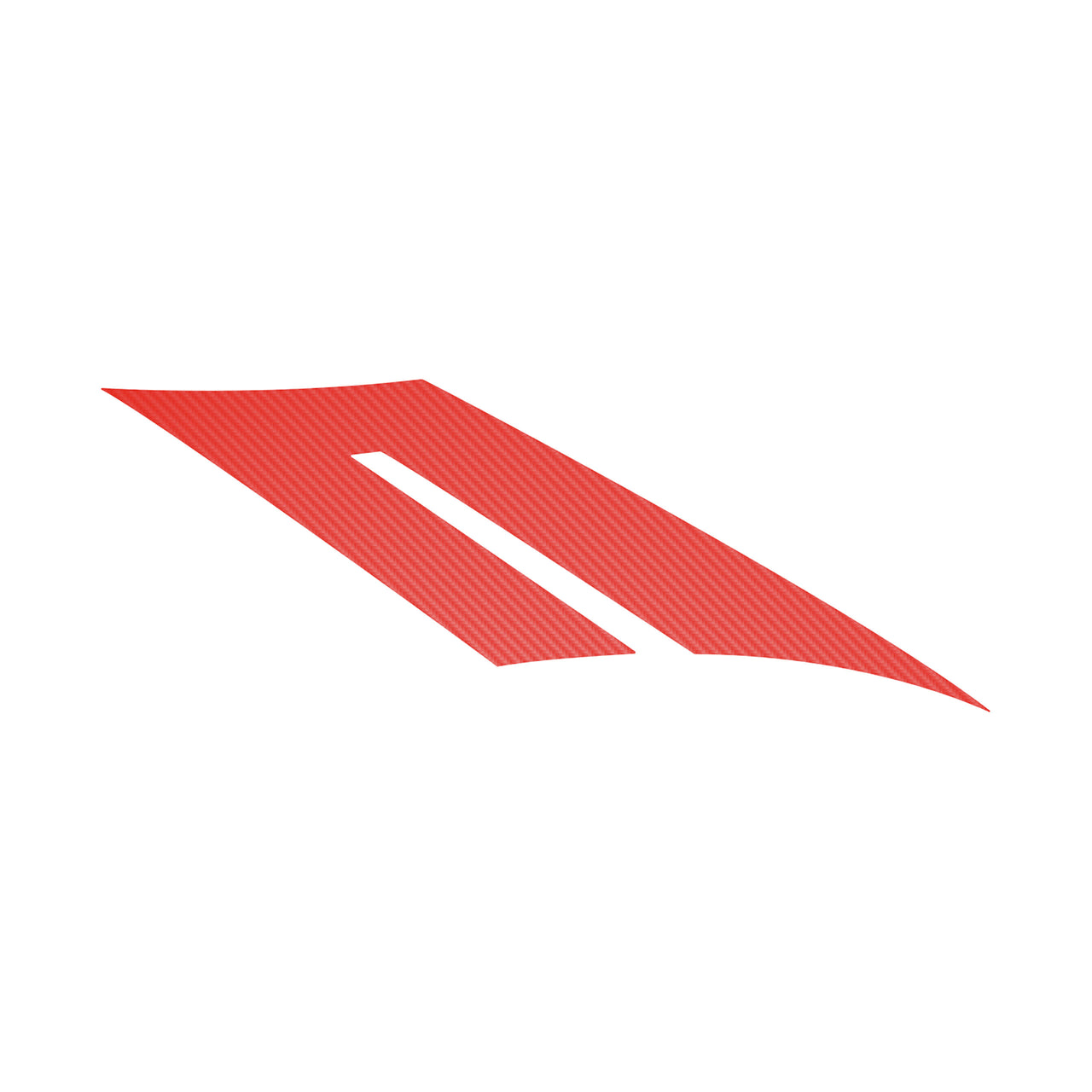 2014-2019 Corvette Fender Accent Stripes - 17 GS Style - Red Gloss Carbon Fiber - Driver Side Only - CA-77116-Corvette-Store-Online