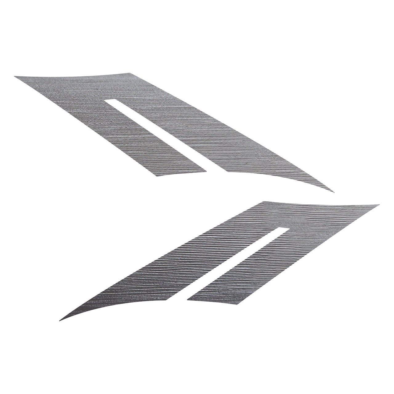 2014-2019 Corvette Fender Accent Stripes - 2017 Grand Sport Style - Brushed Aluminum - Both Sides - CA-77119-Corvette-Store-Online