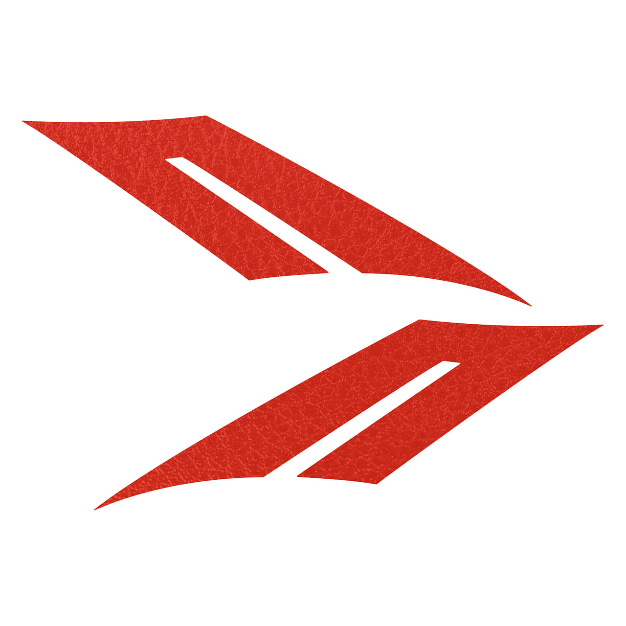 2014-2019 Corvette Fender Accent Stripes - 2017 Grand Sport Style - Red Faux Leather - Both Sides - CA-77124-Corvette-Store-Online