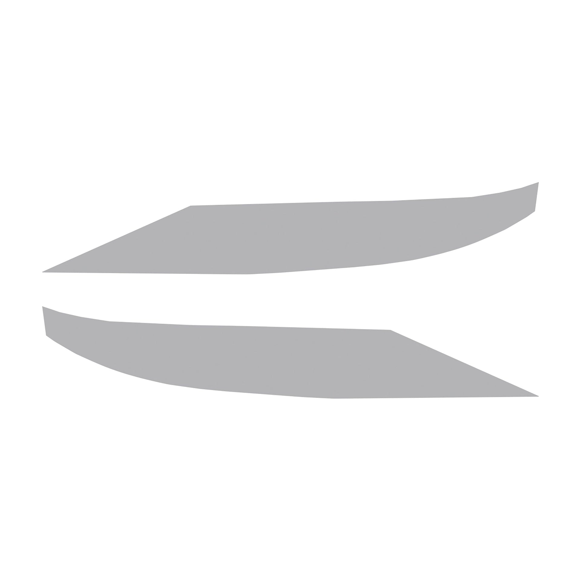 2014-2019 Corvette Front Grille Enhancement Overlay Decal Set - Gloss Gray - CA-77172-Corvette-Store-Online