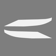 2014-2019 Corvette Front Grille Enhancement Overlay Decal Set - Matte White - CA-77181-Corvette-Store-Online