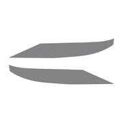 2014-2019 Corvette Front Grille Enhancement Overlay Decal Set - Matte Dark Gray - CA-77182-Corvette-Store-Online