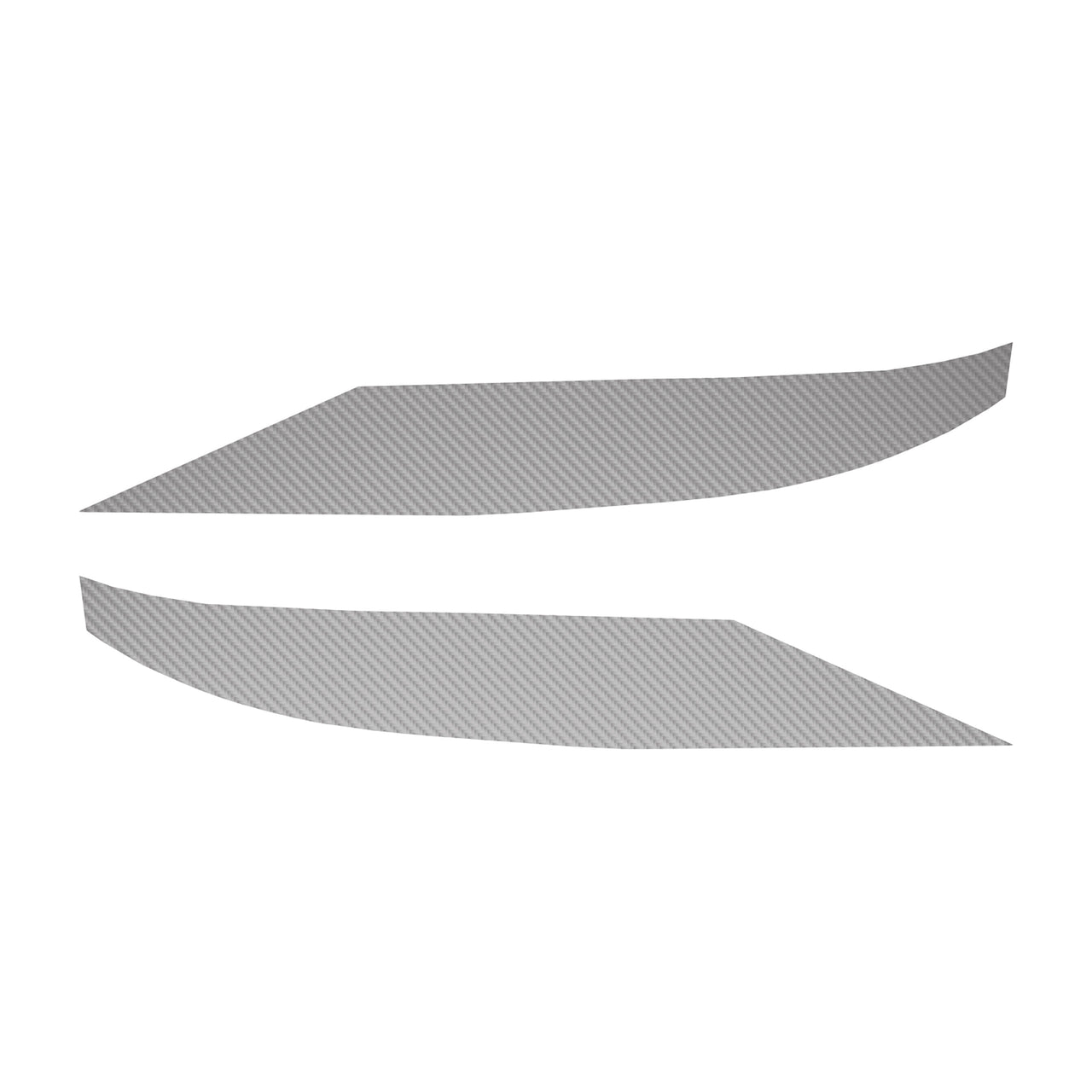 2014-2019 Corvette Front Grille Enhancement Overlay Decal Set - Gray Gloss Carbon Fiber - CA-77188-Corvette-Store-Online