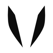 2014-2019 Corvette Headlight Eyelid Decals - Pair - Gloss Black - CA-77193-Corvette-Store-Online