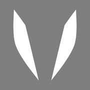 2014-2019 Corvette Headlight Eyelid Decals - Pair - Gloss White - CA-77195-Corvette-Store-Online