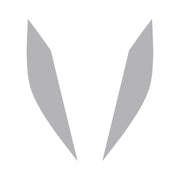 2014-2019 Corvette Headlight Eyelid Decals - Pair - Gloss Gray - CA-77197-Corvette-Store-Online