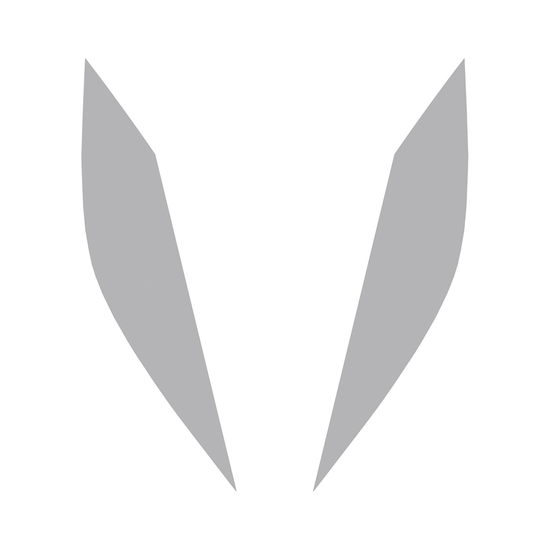 2014-2019 Corvette Headlight Eyelid Decals - Pair - Gloss Gray - CA-77197-Corvette-Store-Online