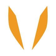 2014-2019 Corvette Headlight Eyelid Decals - Pair - Gloss Orange - CA-77200-Corvette-Store-Online