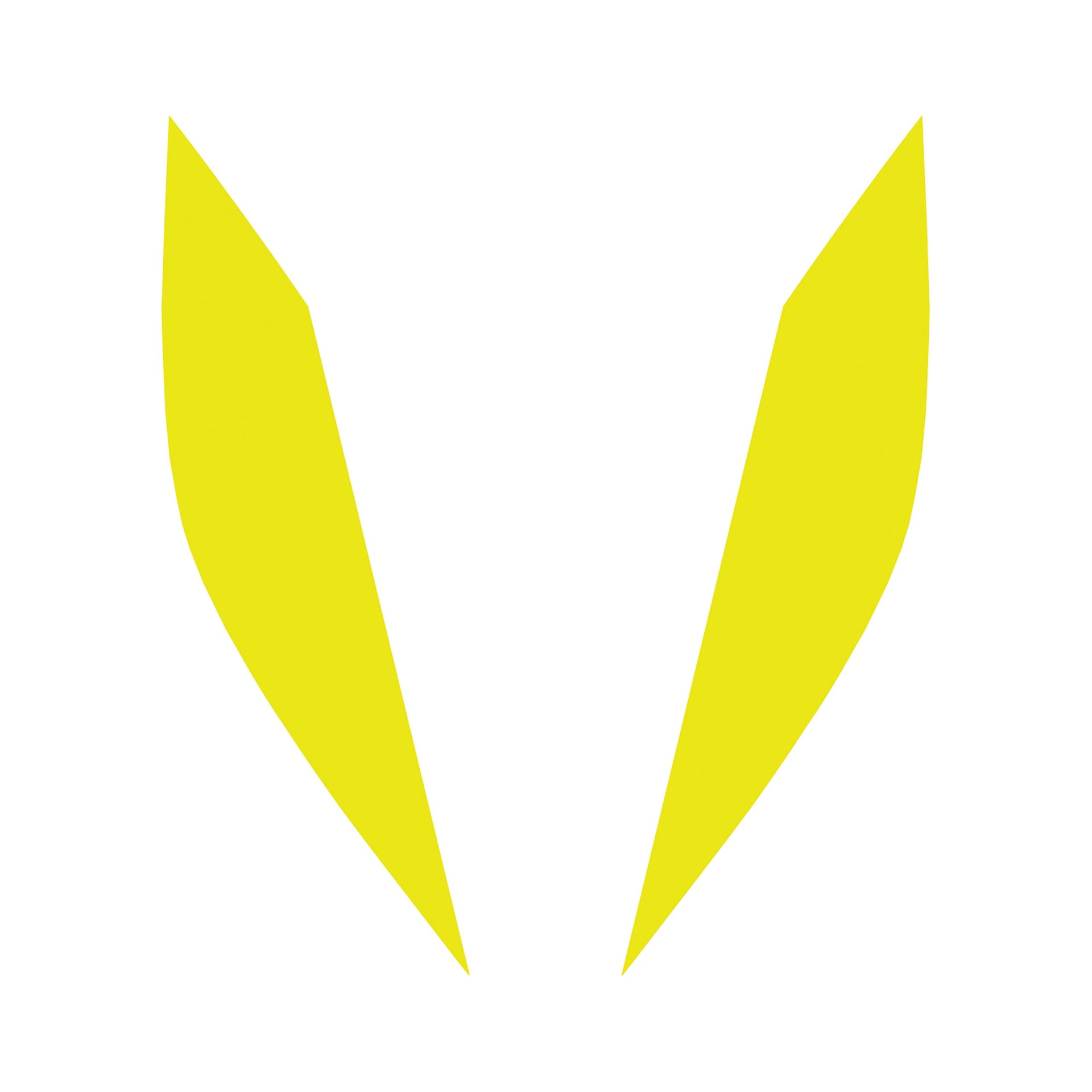 2014-2019 Corvette Headlight Eyelid Decals - Pair - Gloss Yellow - CA-77201-Corvette-Store-Online