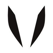 2014-2019 Corvette Headlight Eyelid Decals - Pair - Matte Black - CA-77202-Corvette-Store-Online