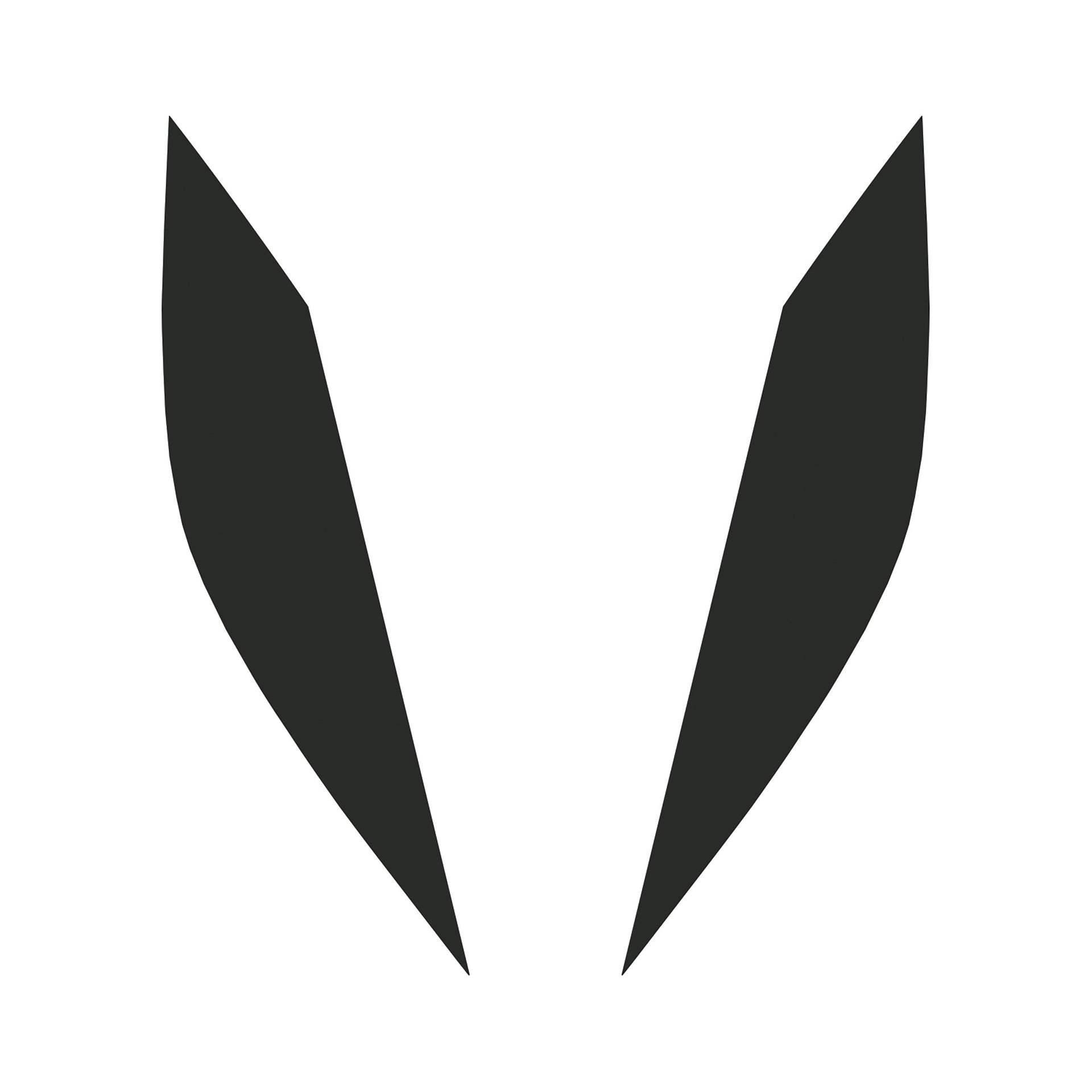 2014-2019 Corvette Headlight Eyelid Decals - Pair - Matte Dark Gray - CA-77204-Corvette-Store-Online